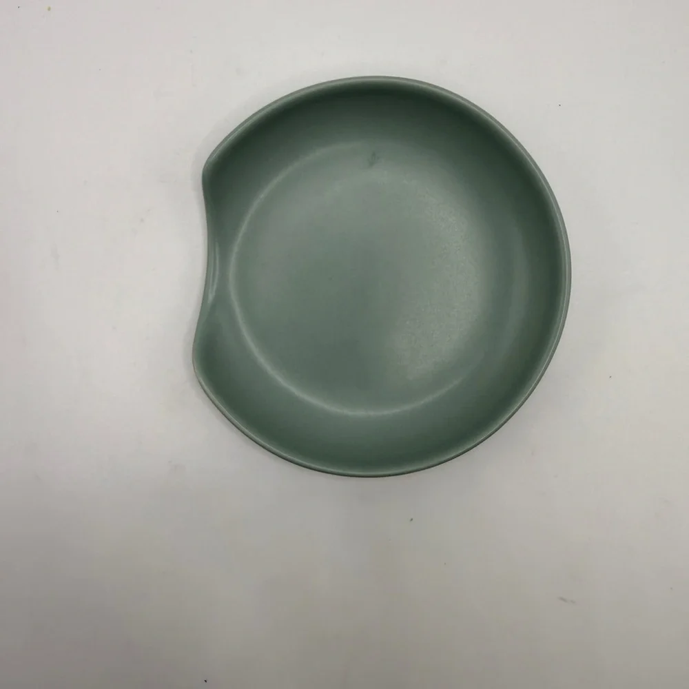 Active Seller!!!  Year & Day Green Ceramic Spoon Rest Brand New Unused in Box